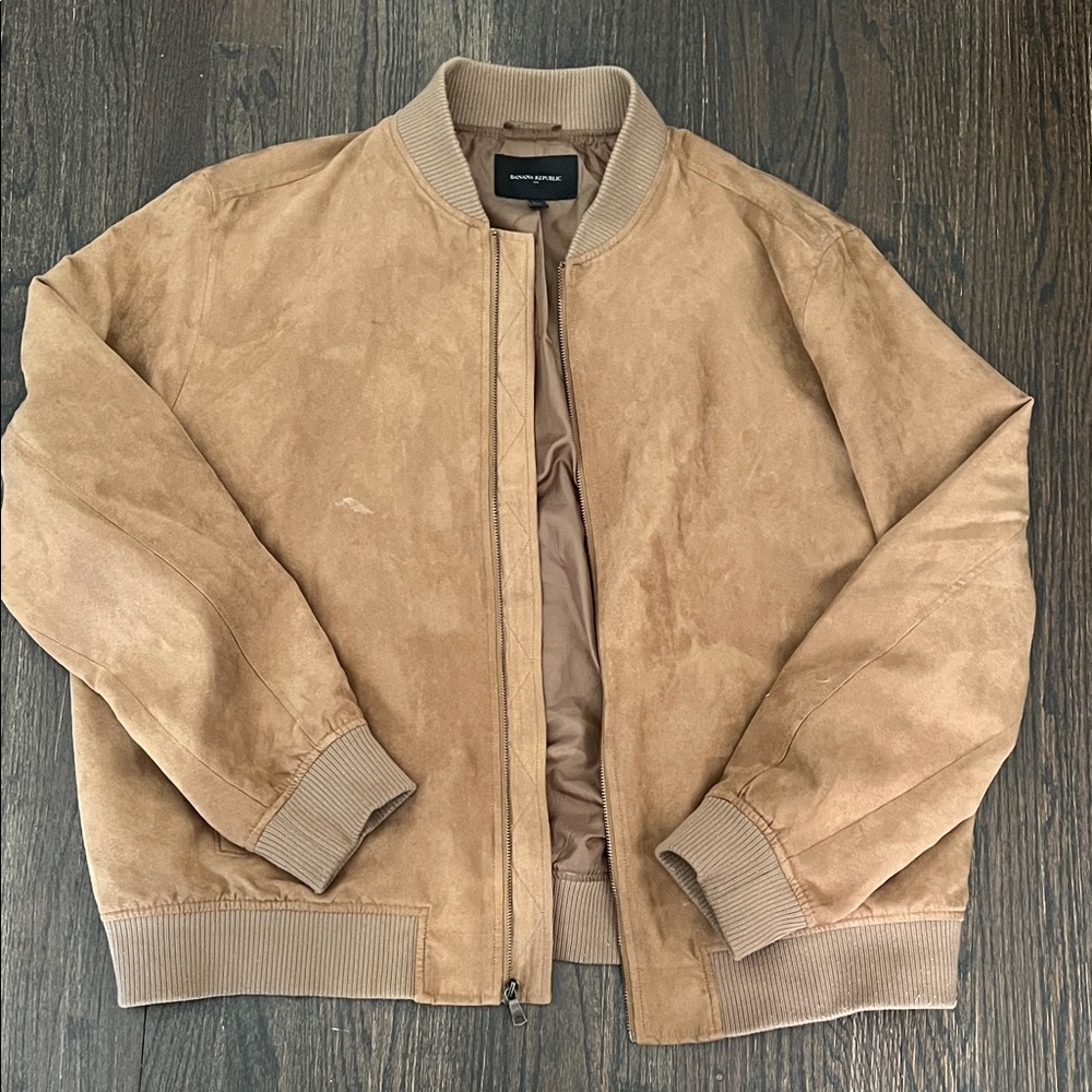 Banana Republic Light Brown Bomber Jacket